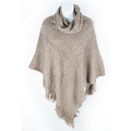 Knitted Acrylic Wholesale Poncho for Women